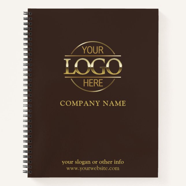 Carnet Logo d'entreprise personnalisé et cadeau promotion (Devant)