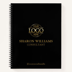 Carnet Logo d'entreprise personnalisé moderne de marque p