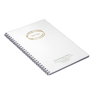 Carnet Logo d'entreprise personnalisé vert sauge minimali