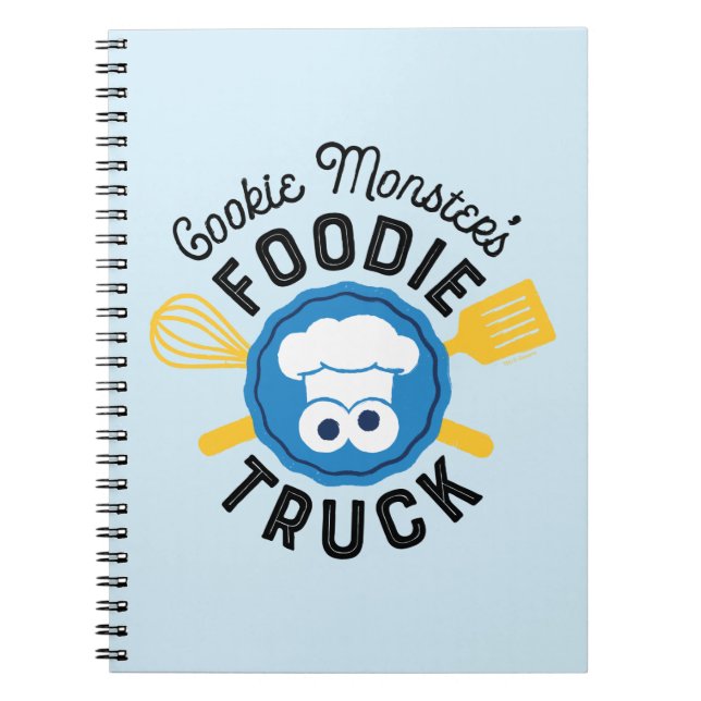 Carnet Logo du camion fourré de Cookie Monster (Devant)