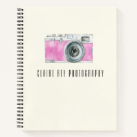 Logo du photographe de l'aquarelle rose