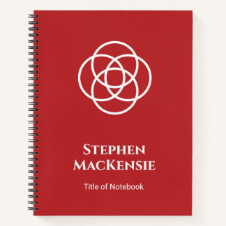 Carnet Logo Elegant Red Circles
