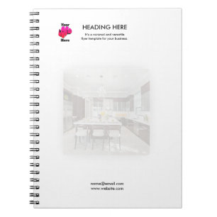 Carnet Logo Minimal Photo Entreprise Marketing