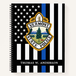 Carnet Logo personnalisé du service de police Police