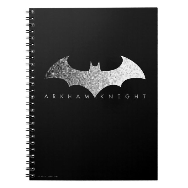 Carnet Logo Pixel Batman Arkham Knight (Devant)