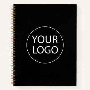 Carnet Logo professionnel personnalisé Entreprise Noir