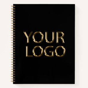 Carnet Logo professionnel personnalisé Entreprise Noir