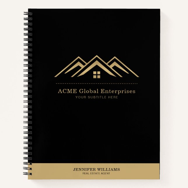 Carnet Logo Promotionnel immobilier moderne (Devant)