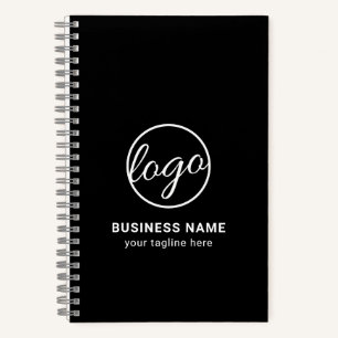 Carnet Logo promotionnel personnalisé noir Entreprise