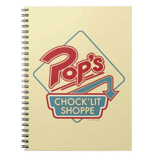 Carnet Logo rouge de la boutique Pop's Chock'Lit (Devant)