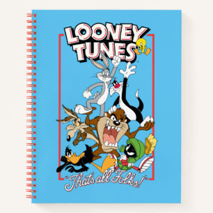 Carnet LOONEY TUNES™ "C'EST TOUS LES FOLKS!™" Pile de