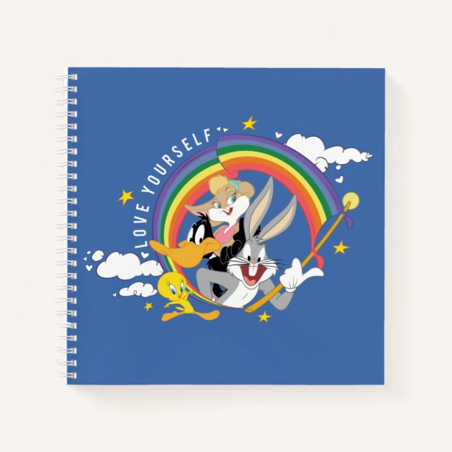 Carnet LOONEY TUNES™ - Love Yourself Pride Badge (Devant)