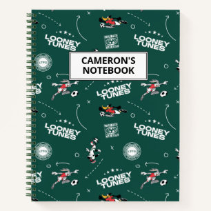 Carnet LOONEY TUNES™ Playbook de football Motif