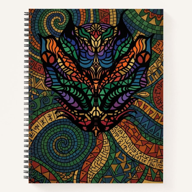 Carnet Loulou Arts Mosaic 8.5" x 11" Deluxe Notebook (Devant)