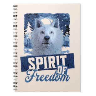 Carnet Loup Arctique Esprit de liberté Création faunique