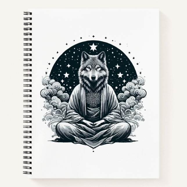 Carnet Loup conscient (Devant)