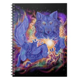 Carnet Loup cosmique