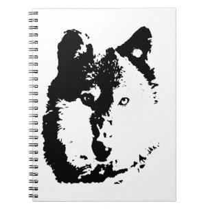 Carnet Loup d'art pop