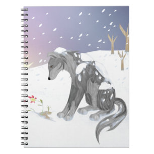 Carnet Loup d'hiver