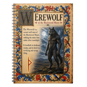 Carnet Loup-garou, Art du Bestiaire Médiéval
