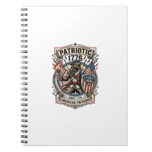 Carnet Loup-garou patriotique Patriote Horreur Monstre Pa