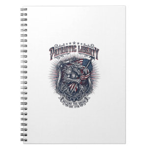 Carnet Loup-garou patriotique Patriote Horreur Monstre Pa