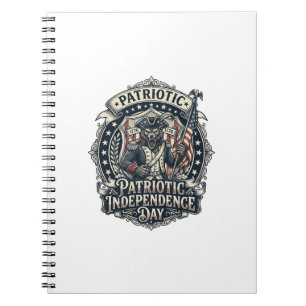 Carnet Loup-garou patriotique Patriote Horreur Monstre Pa