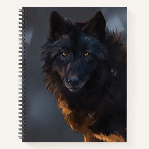 Carnet Loup noir