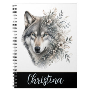 Carnet Loup personnalisé