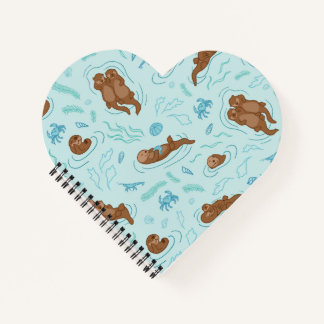 Carnet Loutre amusant clair