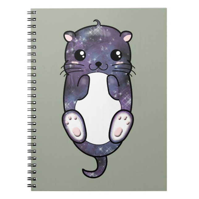 Carnet Loutre de galaxie de Chibi (Devant)