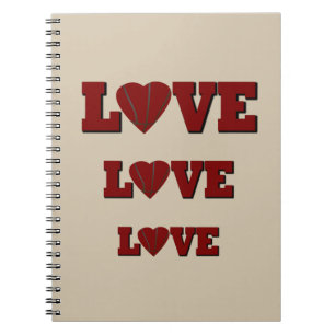 Carnet love basketball with heart 