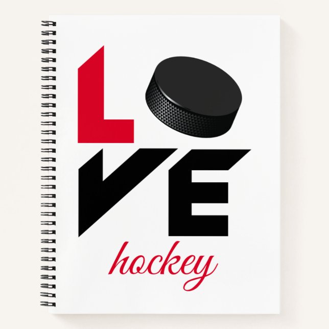 Carnet Love hockey (Devant)