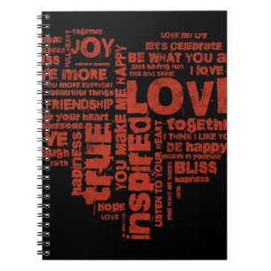 Carnet Love Joy Inspiration Mots Saint Valentin