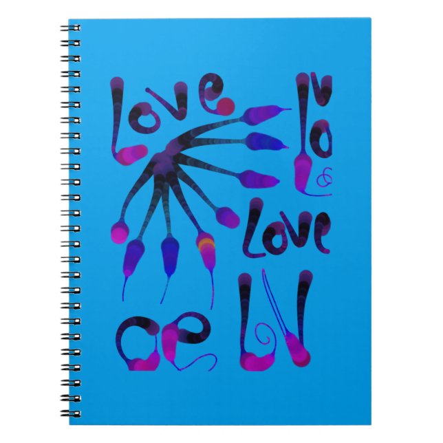 CARNET LOVE_MODERN_BLUE_SO CUTE (Devant)