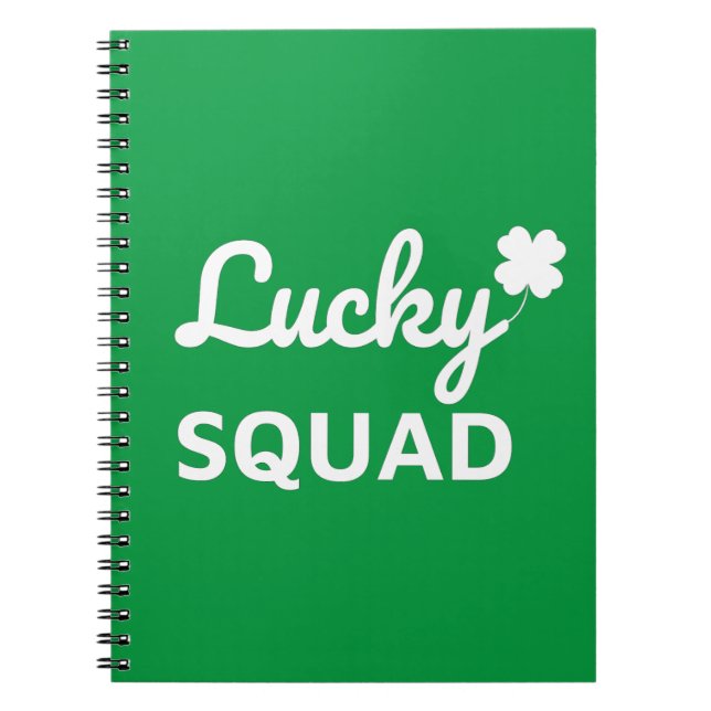 Carnet Lucky Squad St. Patrick's Day (Devant)