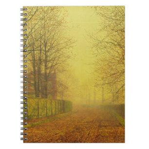 Carnet Lueur de soirée de John Atkinson Grimshaw ,