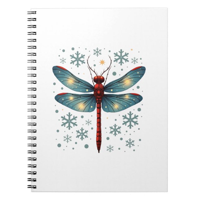 Carnet Lumière festive de la libellule (Devant)