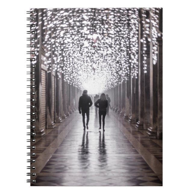 Carnet Lumière, ombres et symétrie - sépia (Devant)