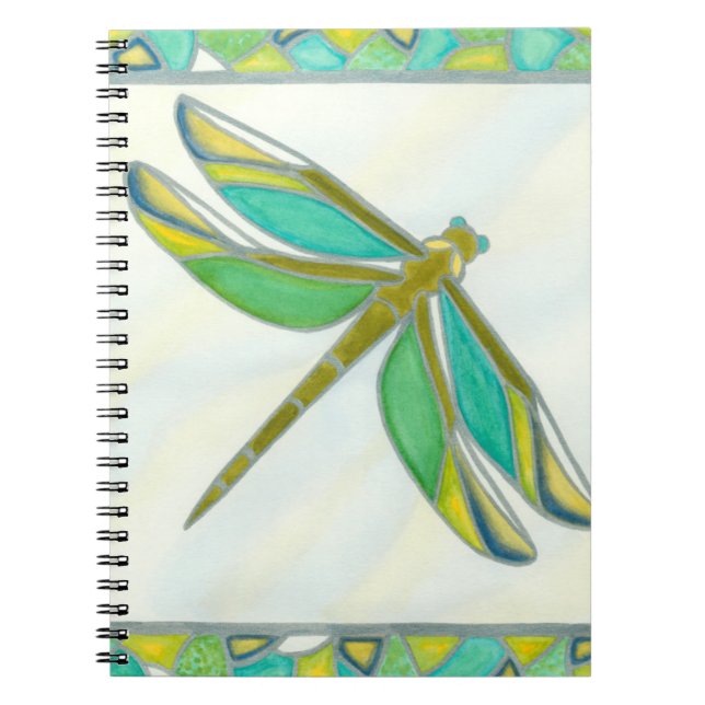 Carnet Lumineuse libellule Pastel par Vanna Lam (Devant)