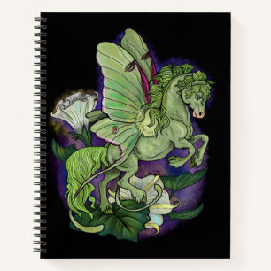 Carnet Luna Moonduster Moth Fairy Horse