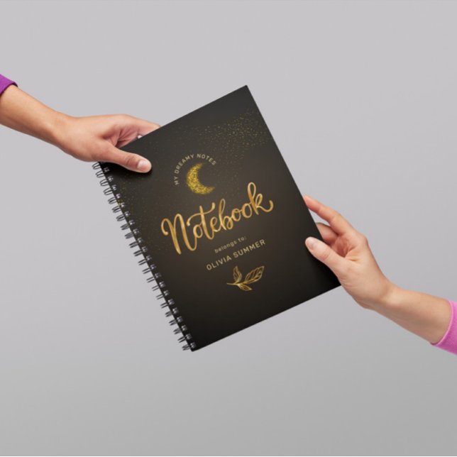 Carnet Lune d'or (Créateur téléchargé)