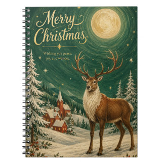Carnet Lune Magique de l'Hiver du Renne