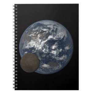 Carnet Lune se déplaçant devant la terre image DSCOVR