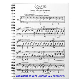 Carnet Lune-Sonate-Ludwig-Beethoven