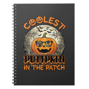 Carnet Lunettes de soleil hallowen effrayantes de champ d