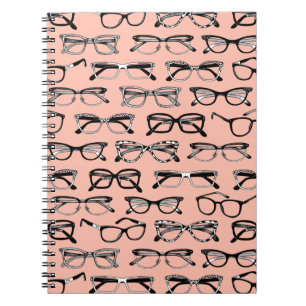 Carnet Lunettes de vue rose pâle, Lunettes de vue, Vêteme