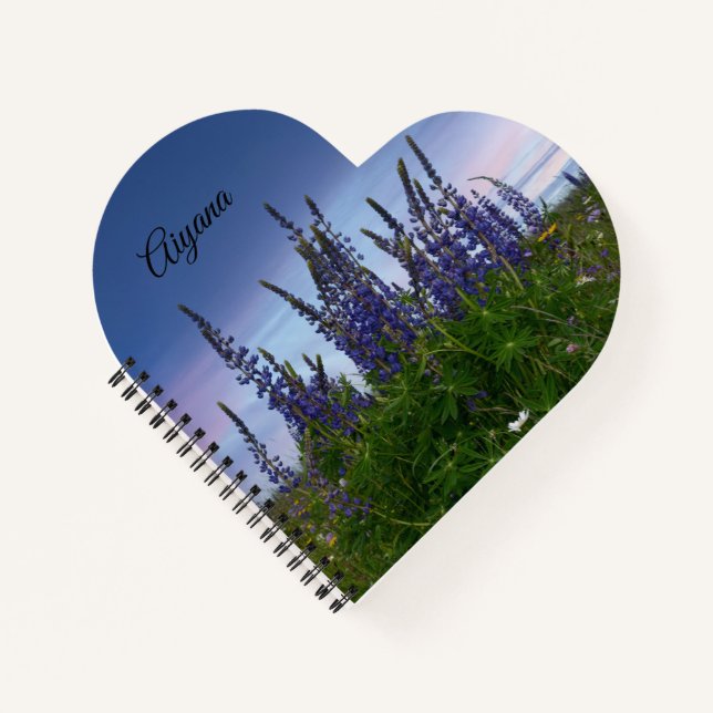 Carnet Lupins    (Devant)