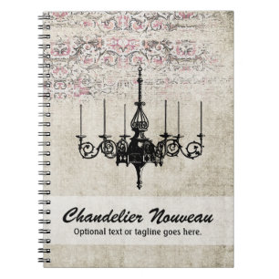 Carnet Lustre victorien Shabby Chic Vintage Damask