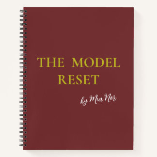 Carnet Luxury Deep Burgundy & Gold Parisian Chic Notebook